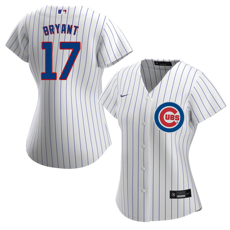 Nike Women #17 Kris Bryant Chicago Cubs Baseball Jerseys Sale-White